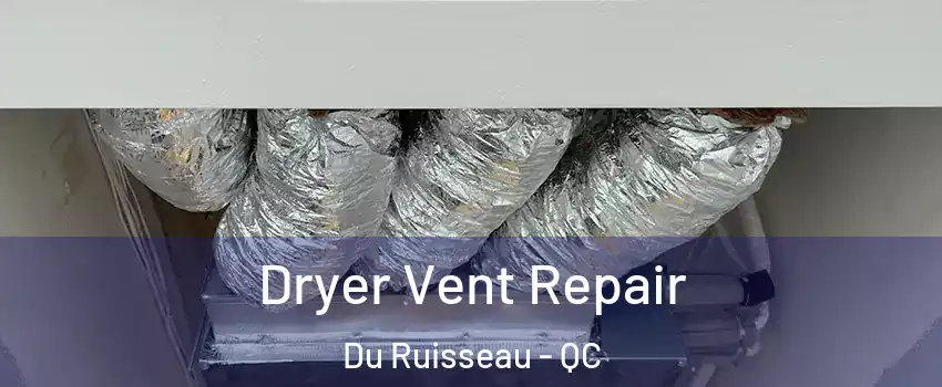  Dryer Vent Repair Du Ruisseau - QC