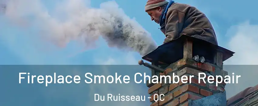  Fireplace Smoke Chamber Repair Du Ruisseau - QC