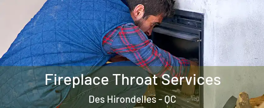  Fireplace Throat Services Des Hirondelles - QC