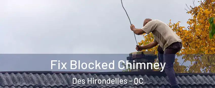  Fix Blocked Chimney Des Hirondelles - QC