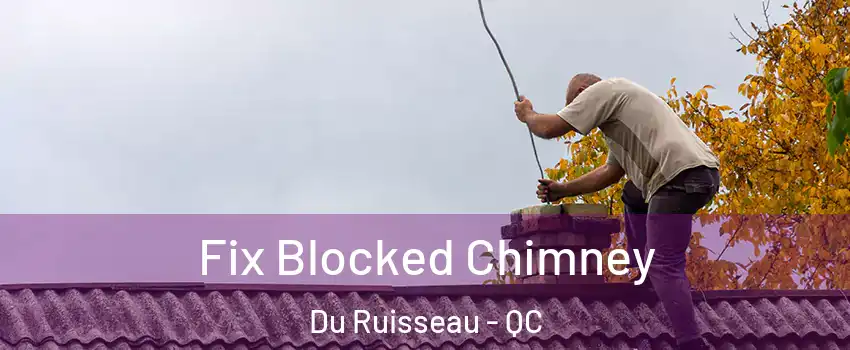  Fix Blocked Chimney Du Ruisseau - QC
