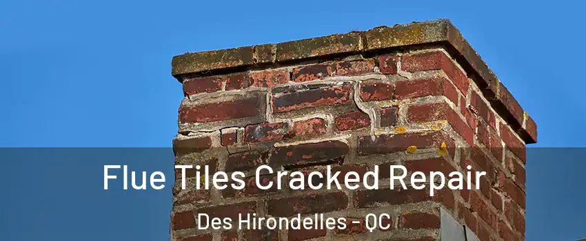  Flue Tiles Cracked Repair Des Hirondelles - QC