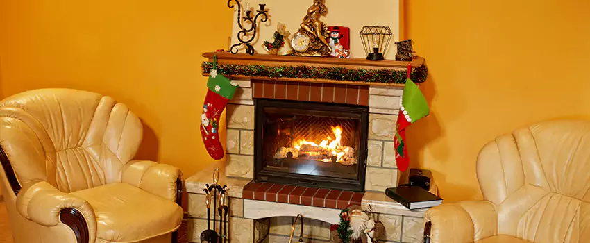 Fireplace Hearth Ideas in Saint Bruno de Montarville, Quebec