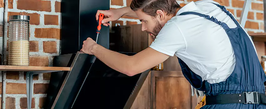 Old Rusted Metal Fireplace Repair And Replacement in Saint Bruno de Montarville, QC