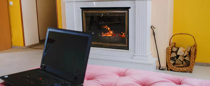 Valor Outdoor Gas Fireplace in Saint Bruno de Montarville, Quebec