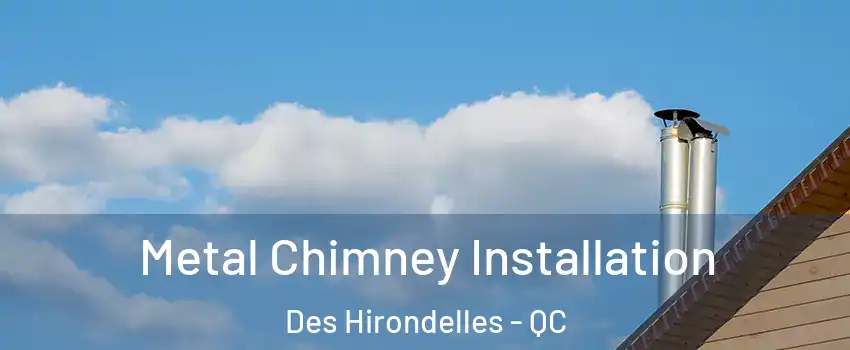  Metal Chimney Installation Des Hirondelles - QC