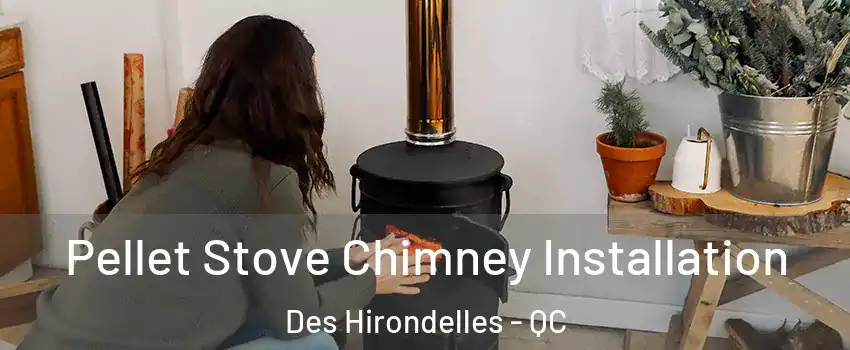  Pellet Stove Chimney Installation Des Hirondelles - QC