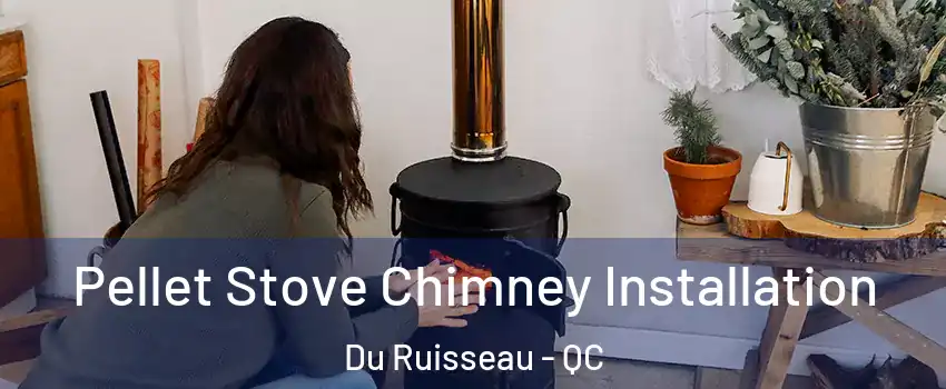  Pellet Stove Chimney Installation Du Ruisseau - QC