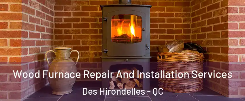  Wood Furnace Repair And Installation Services Des Hirondelles - QC